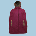 LR Genderless Signature Cape - Wine/Hunter Tartan