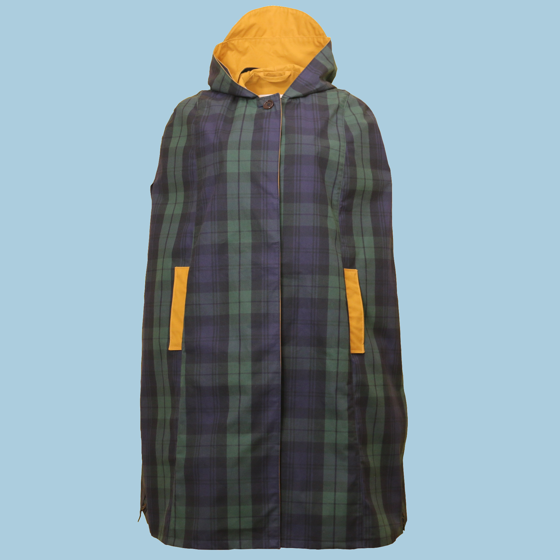 LR Genderless Signature Cape - Blackwatch Tartan/Dark Yellow