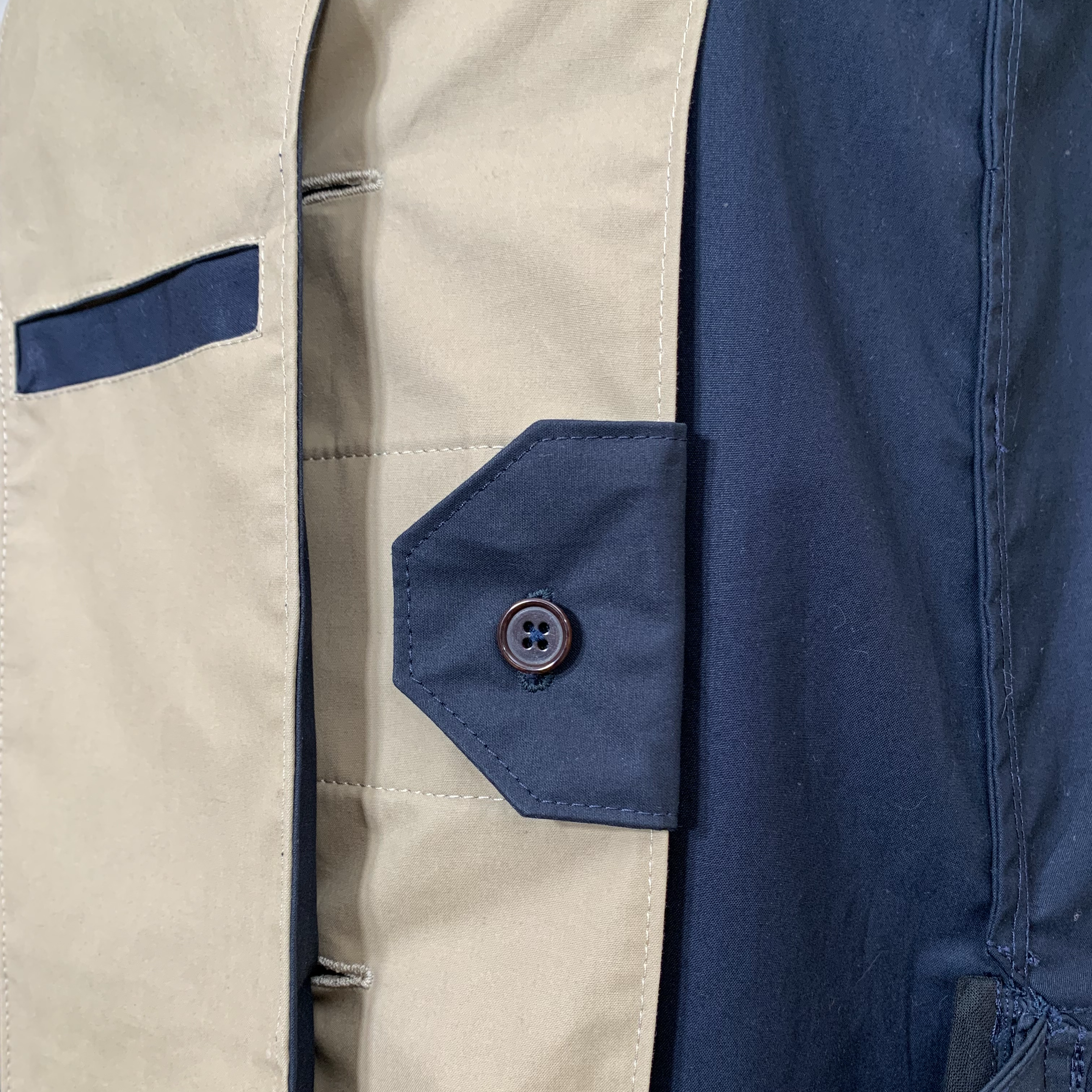 LR Genderless Signature Cape - SP Navy/Delamere/Beige
