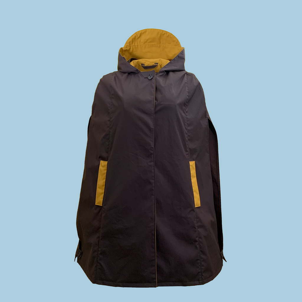 LR Genderless Signature Cape - Brown/Dark Yellow