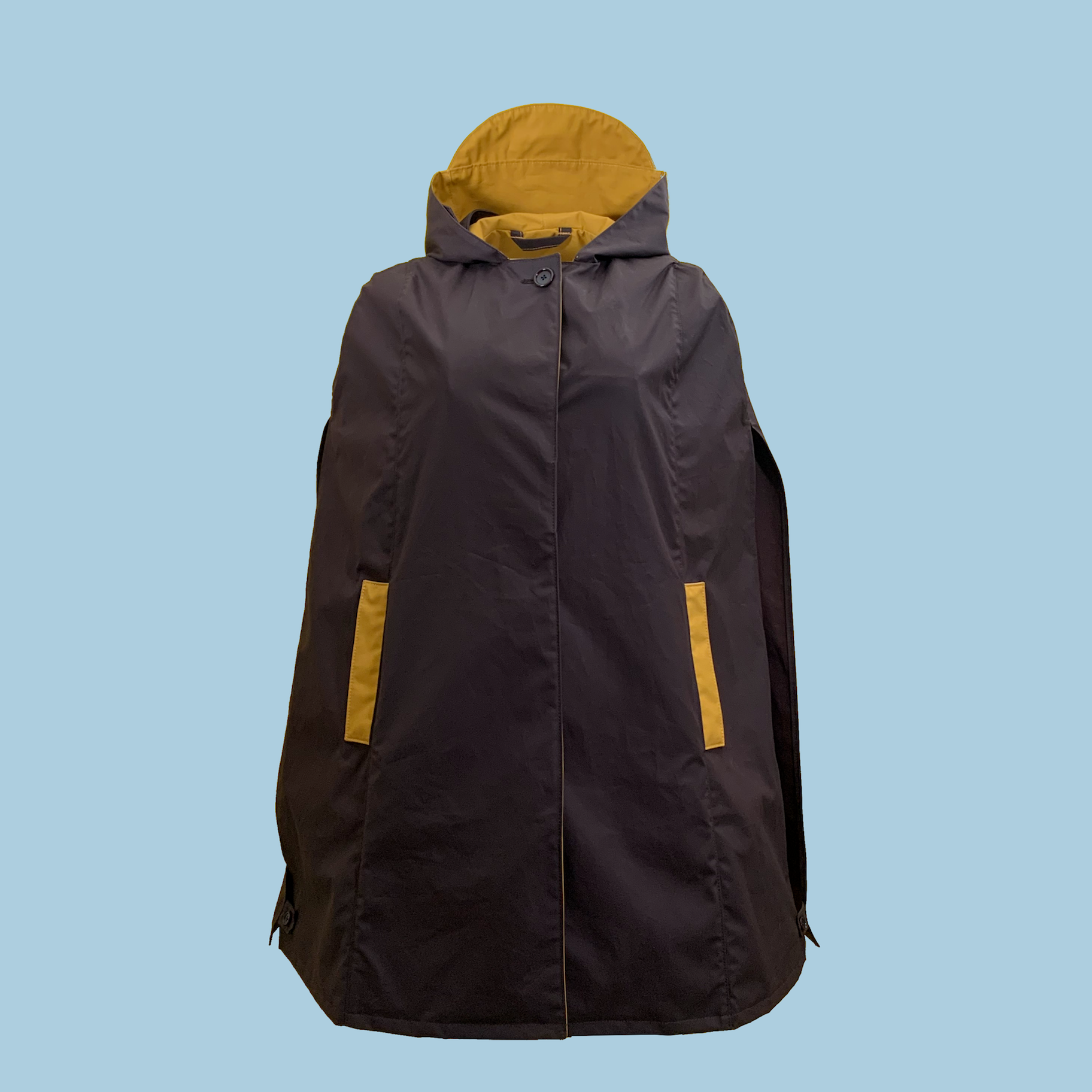 LR Genderless Signature Cape - Brown/Dark Yellow