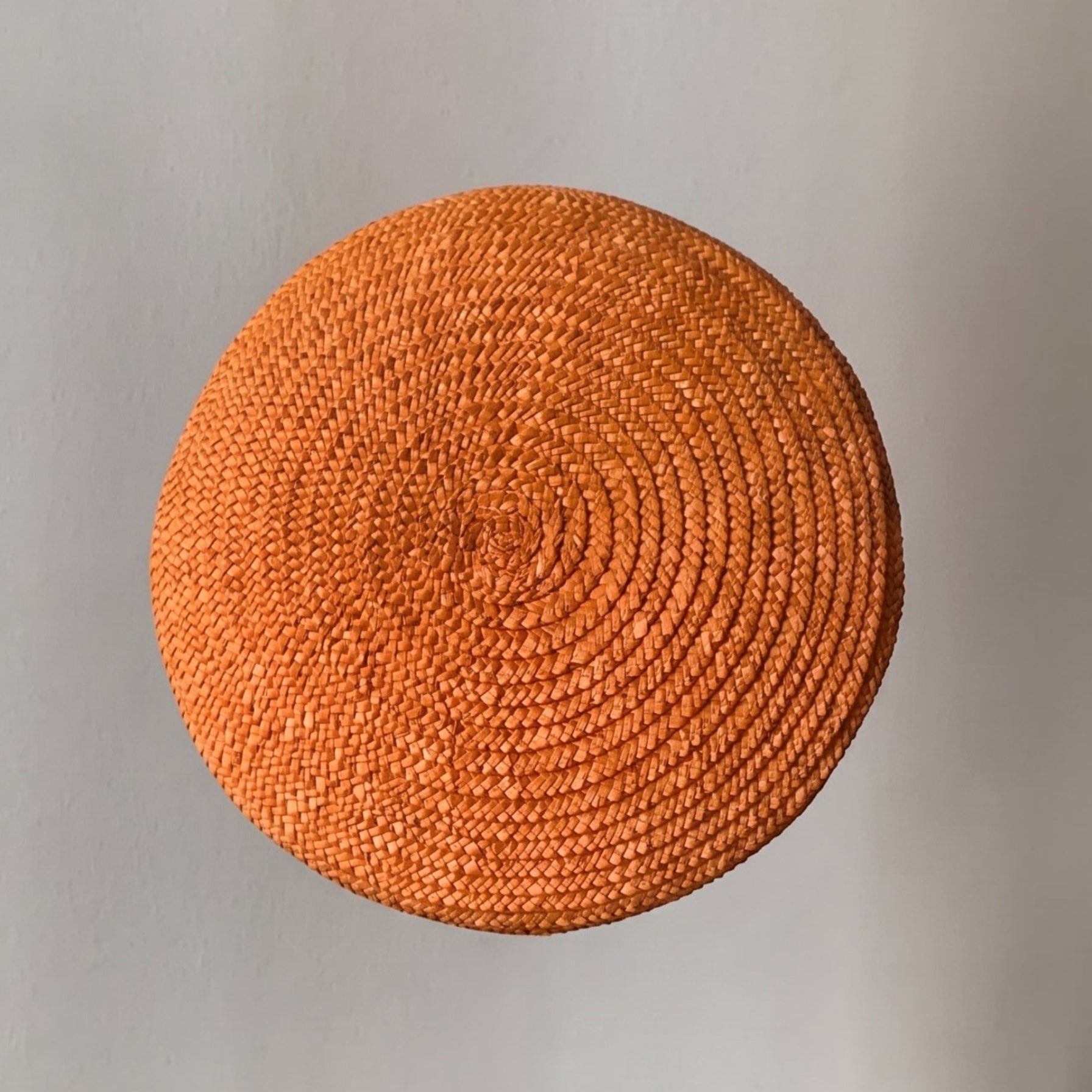 Braided Straw Beret